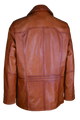 Lederjacke, Giorgio Capone, Lamm, Kragen flach, Cognac — Ansicht 2 in Cognac