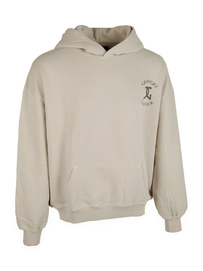 Oversized heavyweight Premium Hoodie, Giorgio Capone, sandfarben hell, 100% Baumwolle — reduziert | Giorgio Capone Sale