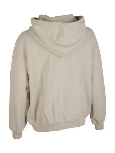 Oversized heavyweight Premium Hoodie, Giorgio Capone, sandfarben hell, 100% Baumwolle Rückansicht — Giorgio Capone Premium Herrenmode