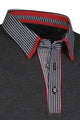 Premium Poloshirt, Giorgio Capone, anthrazit, Jersey, 100% Baumwolle — Ansicht 3 in anthrazit