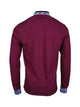 Premium Poloshirt, Giorgio Capone, langarm, rot, Piqué, 100% Baumwolle — Ansicht 2 in rot