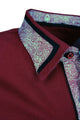 Premium Poloshirt, Giorgio Capone, langarm, rot, Piqué, 100% Baumwolle — Ansicht 3 in rot
