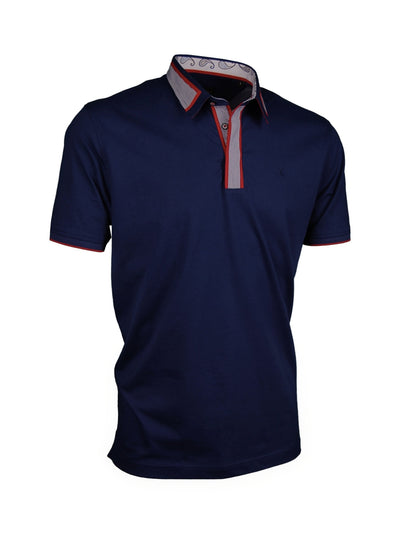 Premium Poloshirt, Giorgio Capone, navy, Jersey, 100% Baumwolle — reduziert | Giorgio Capone Sale