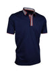 Premium Poloshirt, Giorgio Capone, navy, Jersey, 100% Baumwolle — Ansicht 1 in navy