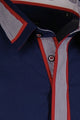 Premium Poloshirt, Giorgio Capone, navy, Jersey, 100% Baumwolle — Ansicht 3 in navy