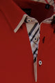 Premium Poloshirt, Giorgio Capone, rot, Piqué, 100% Baumwolle — Ansicht 3 in rot