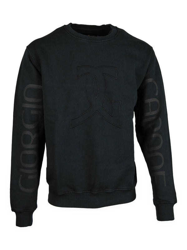 Premium heavyweight Sweater, Giorgio Capone, anthrazit dunkel, 100% Baumwolle — anthrazit dunkel | Giorgio Capone Premium Mode