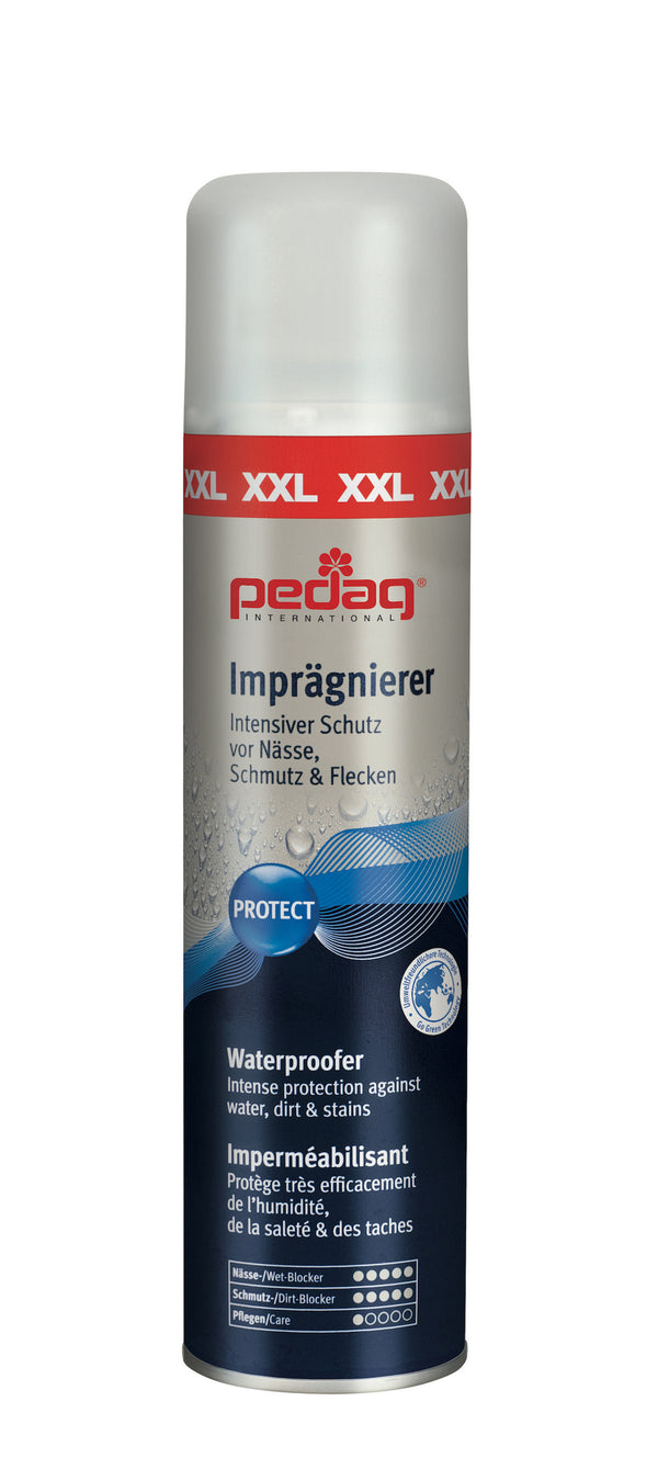 Pedag Imprägnierer XXL 400 ml, Intensiver Schutz vor Nässe, Schmutz und Flecken