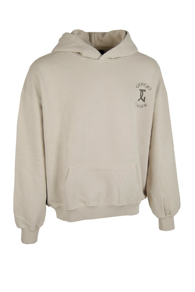 Oversized heavyweight Premium Hoodie, Giorgio Capone, sandfarben hell, 100% Baumwolle