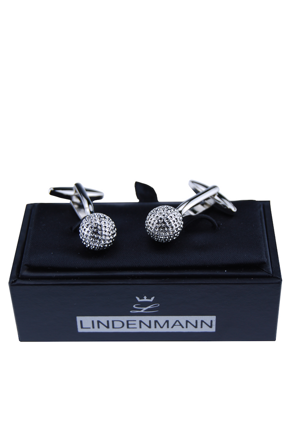 Manschettenknöpfe, Golfbälle, silber