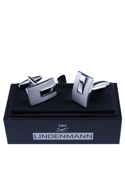 Manschettenknöpfe, rechteckig, Metall