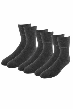 3er Pack Premium Bambus-Socken in Anthrazit