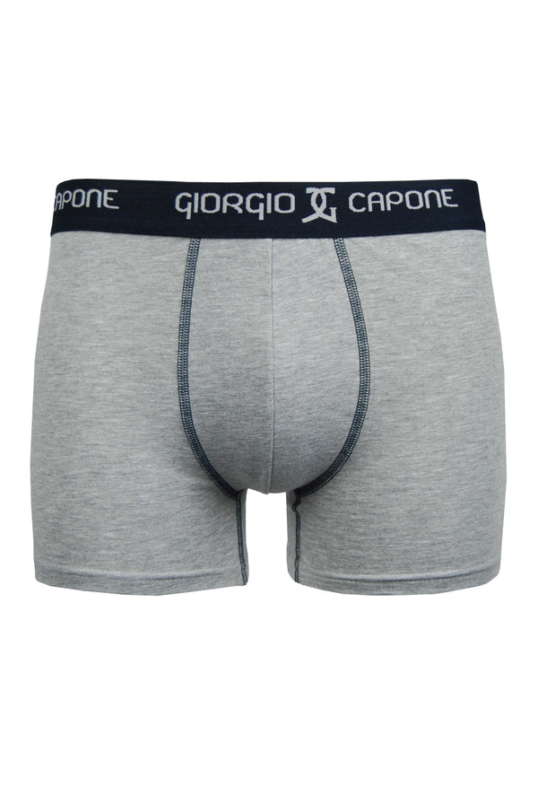 3er Pack Premium Boxershorts, grau-melange, dunkel-blau und schwarz — dunkel-blau und schwarz | Giorgio Capone Premium Mode