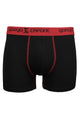 6er Pack Premium Boxershorts, grau-melange, dunkel-blau und schwarz — Ansicht 1 in dunkel-blau und schwarz