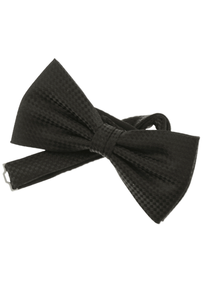 Fliege, schwarz, uni, 100% Seide