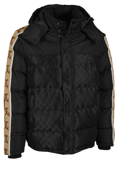 Giorgio Capone Premium Winterjacke, schwarz mit Elementen in beige