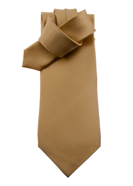 Krawatte, bernstein-gold, 100% Seide — bernstein-gold | Giorgio Capone Premium Mode