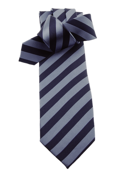 Krawatte, hellblau & dunkelblau gestreift, 100% Seide — hellblau & dunkelblau gestreift | Giorgio Capone Premium Mode