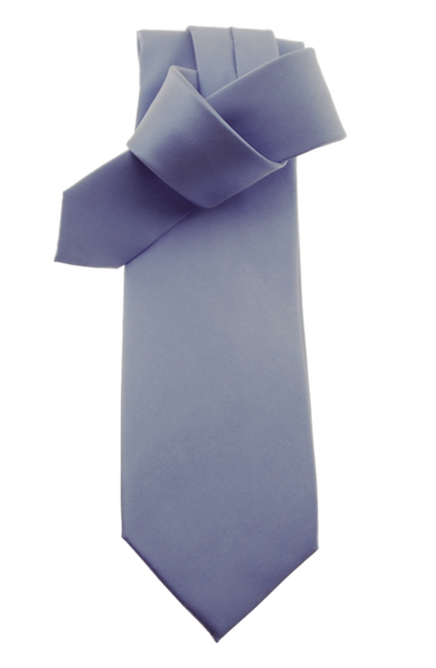 Krawatte, himmelblau, uni, 100% Seide