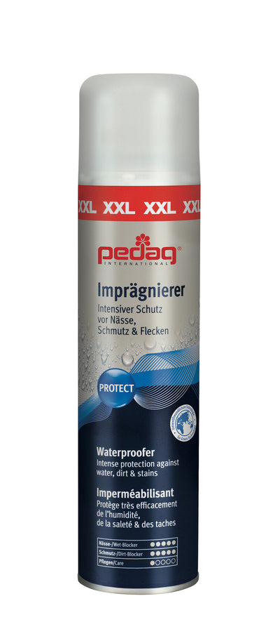 Pedag Imprägnierer XXL 400 ml, Intensiver Schutz vor Nässe, Schmutz und Flecken