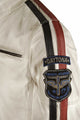 Giorgio Capone Herren-Sommer-Lederjacke, Racing, weiches Lamm Nappa, sandfarben — Ansicht 4 in sandfarben