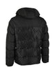 Giorgio Capone Premium Winterjacke, schwarz mit Elementen in beige — Ansicht 2 in beige