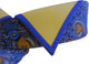 Herrenhemd, Giorgio Capone, Spezial, gelb, blau-gelbe Design-Akzente, French Cuff, Größe XL, 100% Baumwolle — Ansicht 2 in blau-gelbe Design-Akzente