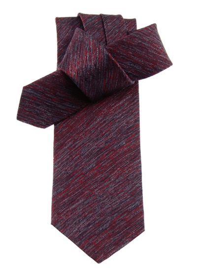 Krawatte, silber, rot & schwarz, 100% Seide