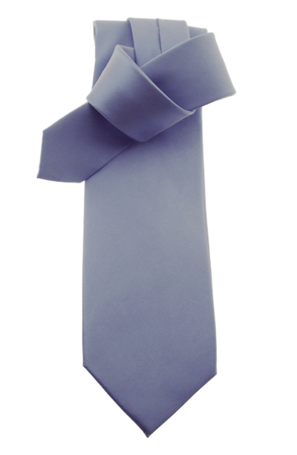 Krawatte, himmelblau, uni, 100% Seide