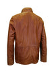 Lederjacke, Giorgio Capone, Lamm, Hochgestellter Kragen Cognac — Ansicht 2 in Hochgestellter Kragen Cognac