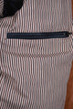 Lederjacke, Giorgio Capone, Lamm, dunkelblau - cognac — Ansicht 9 in dunkelblau - cognac