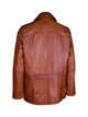 Lederjacke, Giorgio Capone, Lamm, Kragen flach, Cognac — Ansicht 2 in Cognac