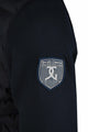Premium Sweatjacke - eine Hybridjacke aus Strick und Stepp, dunkelblau — Ansicht 4 in dunkelblau